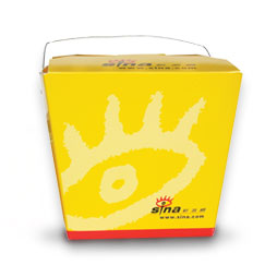 Sina.com package design take out box delivering chinese online